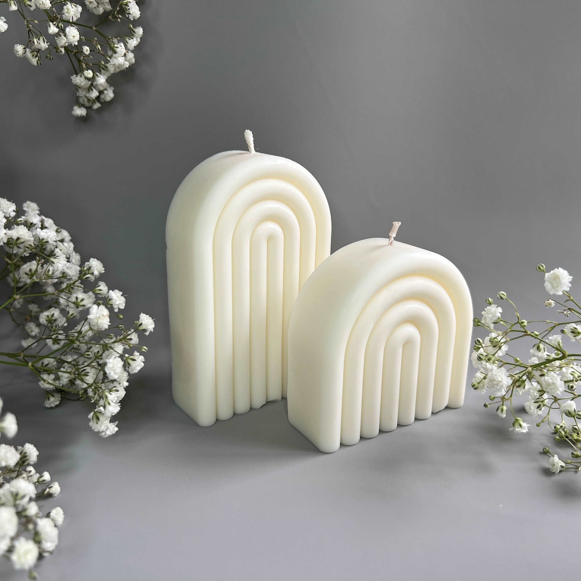 two arch candles